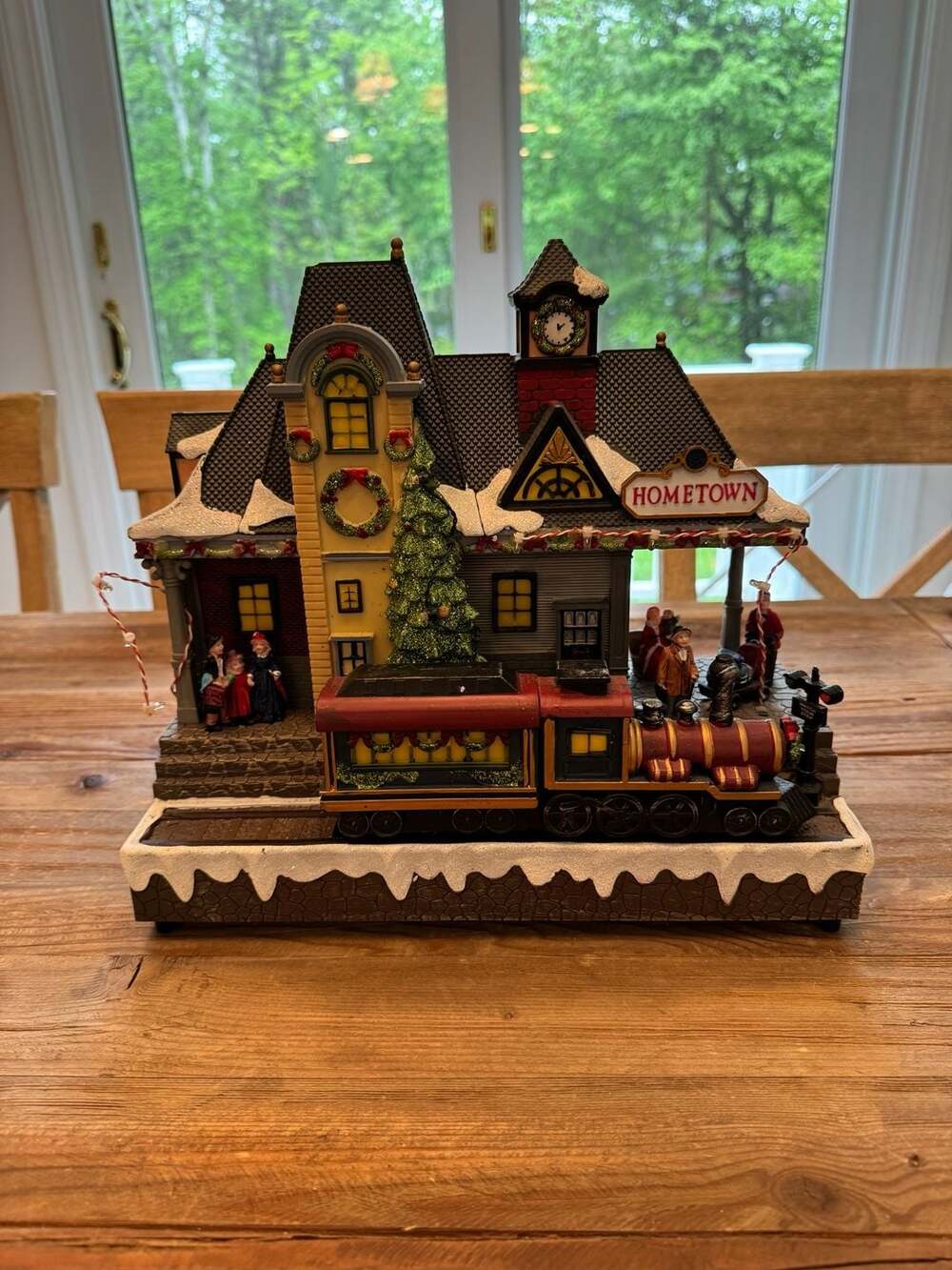 Hometown Christmas Village Train Station - decor only